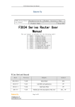 F3X34 Series Router User Manual