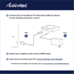 Connect the ScreenBeam Pro Education Edition2 device to your