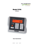 Model 915A - Scale Tec