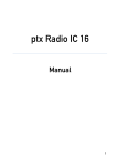 ptx Radio IC 16