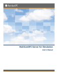 MatrikonOPC Server for Simulation User Manual