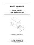 Product User Manual - Gerling Applied Engineering, Inc.