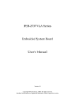 PEB-2737VLA Series User`s Manual