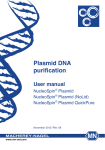 Plasmid DNA purification - MACHEREY