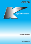 E5EK Digital Controller User`s Manual