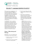Startup Checklist - Quest Controls Inc.