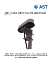 AD511 Active Iridium Antenna User Manual