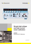 Yokogawa 2560A AC Standard Specification - Electro