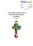 electronic crane scales instructions manual