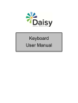 Keyboard User Manual - Daisy Data Displays