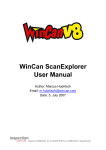 WinCan ScanExplorer User Manual