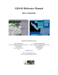 GRASS Reference Manual Sites Commands