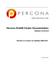 Percona XtraDB Cluster Documentation Release 5.6.22