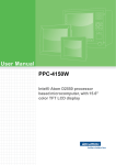 Advantech PPC-4150W User Manual