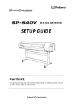 SP-540V Setup Guide