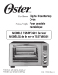 User Manual Digital Countertop Oven numérique MODELS