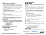 AEMC Instruments AEMC SR600 Current Transformer Manual