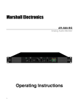 Marshall AR-AM4-BG 4-Channel Audio Amp