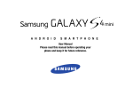 USC SCH-R890 Samsung Galaxy S 4 Mini User Manual