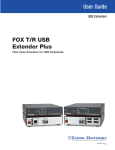 FOX T/R USB Extender Plus User Guide