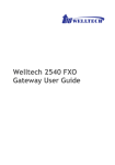 WG2540 Uesr Guide Release 2.03f