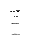 CNC10 Installation Manual 050301