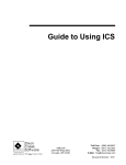 Guide to Using ICS - Dixon Creek Software