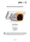 Mobile Vision Screener plusoptiX S12 User Manual