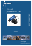 Manual MacFinish 2D 100