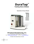 DuraTap&trade; Testing Sieve Shaker