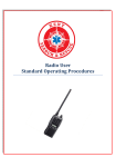 Radio User Standard Operating Procedures