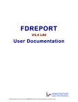 FDREPORT User Manual - Innovation Data Processing