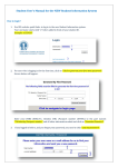 Student User`s Manual for the NEW Student Information System