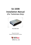 Outline for XSUM-1900 (slave modem) User`s Manual