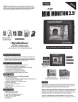 Mini Monitor 2.5 – PN: VTX025