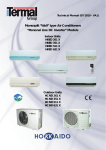 Monosplit “Wall” type Air Conditioners “Personal Line DC Inverter