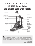 DW 5000 Manual - Drum Workshop
