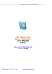 123 Flash Chat Server Software User Manual