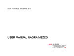 USER MANUAL NAGRA MEZZO