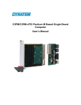 C3PM/C3RM cPCI Pentium M Based Single Board