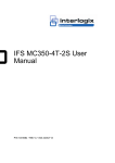 IFS MC350-4T-2S User Manual