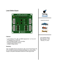 Level Shifter Board User Manual v1.00