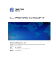 DAG 2000(24/32FXS) User Manual V1.0