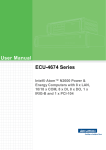 User Manual ECU-4674 Series - Login