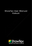 ShowTex User Manual Kabuki