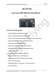 HF-LPT100 Low Power WiFi Module User Manual