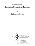 Radiation Generating Machines Reference Guide