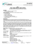P/N 64PW3 TWO PWM SERVO AMPLIFIERS