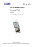 K-BUS  R KNX IP Interface User manual-Ver.1