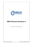 Product manual - EMCO Software